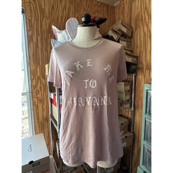 Spiritual Gangster Take Me to Nirvana Pink Strech T-shirt Short Sleeve M - Picture 2 of 9